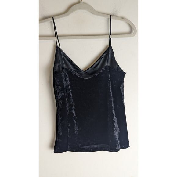 Dark Romantic Crush Black velvet Cami Women's Size XS/S - Picture 6 of 7
